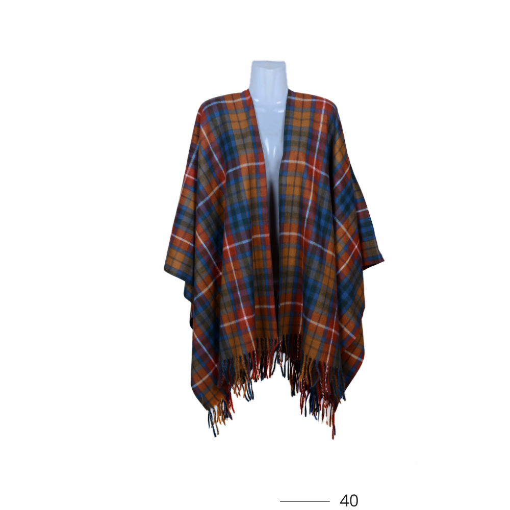 Large Supersoft Tartan Capes