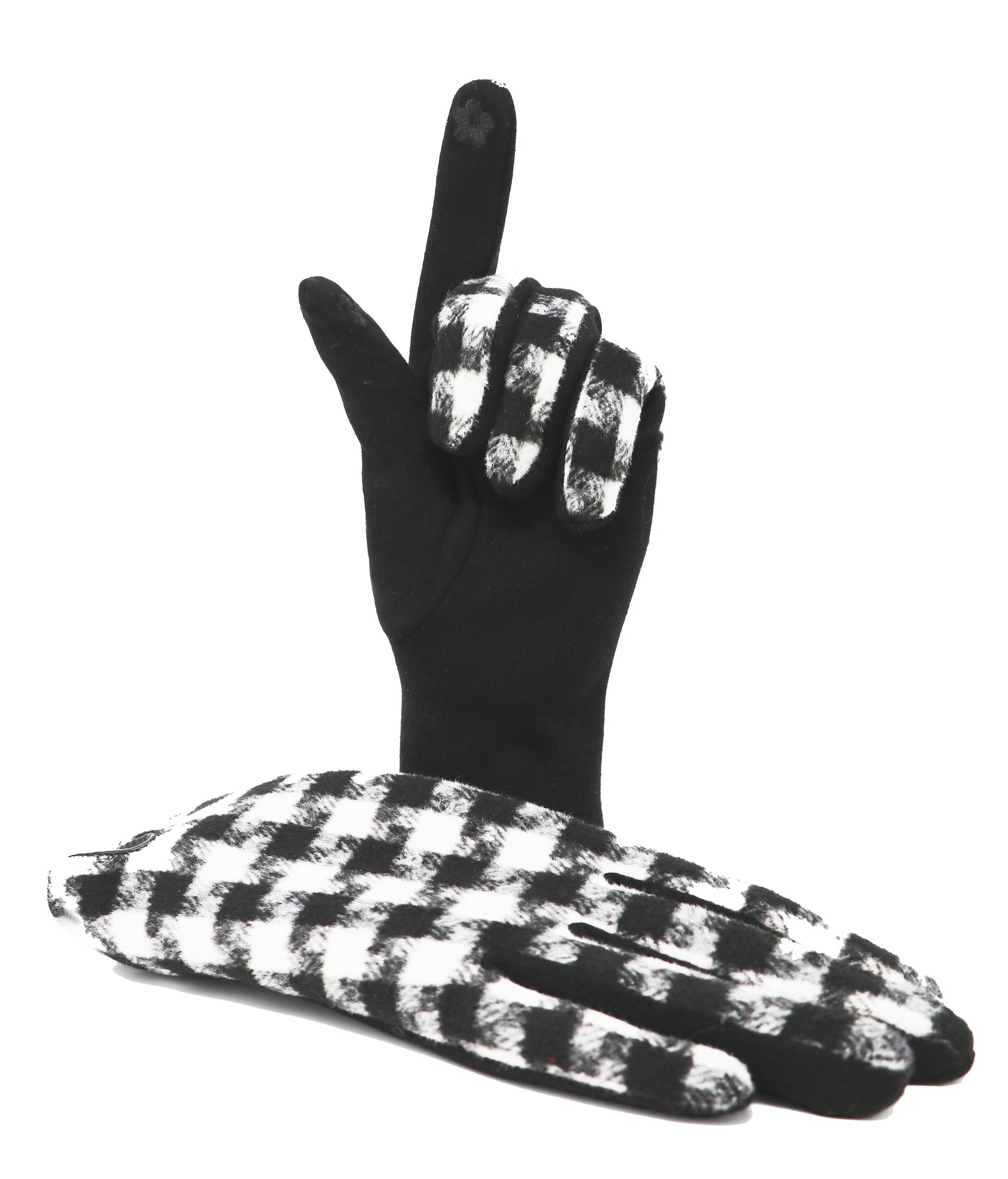 Écran Tactile De Gants De Tartan Traditionnels