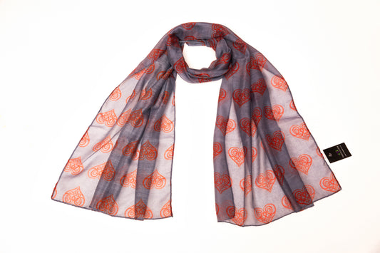 Lightweight Heart Scarf