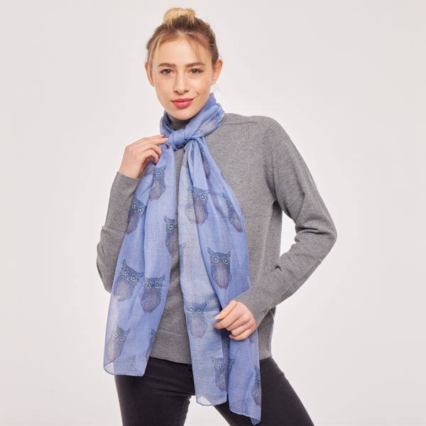 Lightweight Owl Scarves