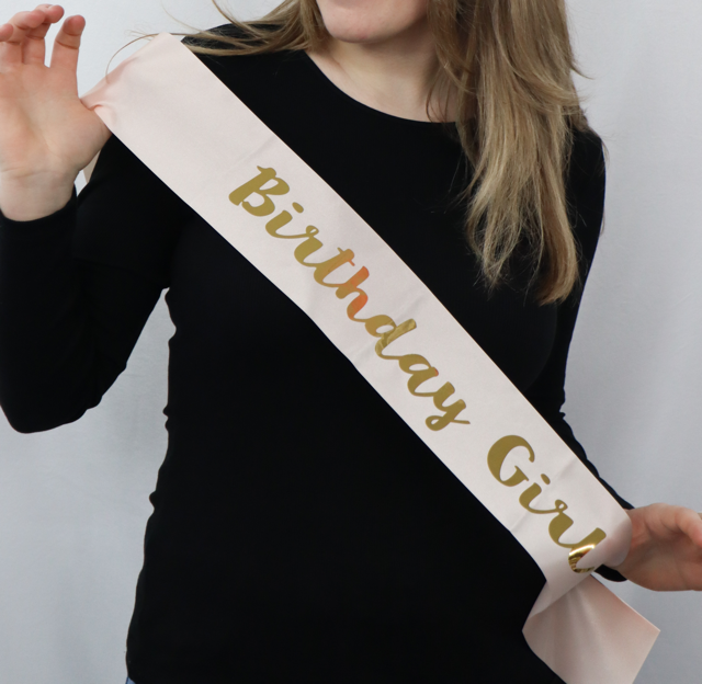 Birthday Sash 15-50