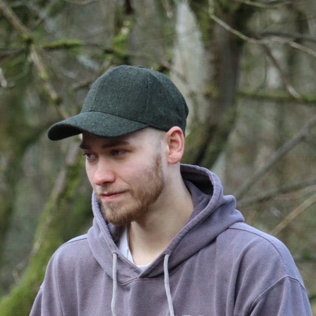 Plain Tweed baseball cap with  Plain Tweed Peak