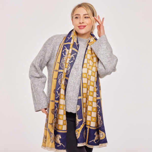 Supersoft Horse & Cart Scarves