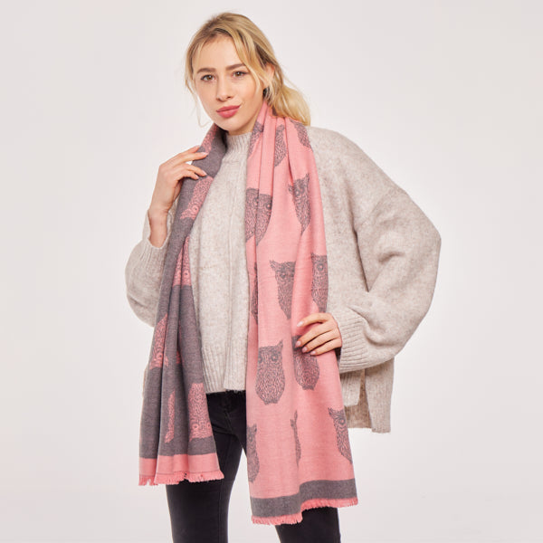 Supersoft Owl Scarves