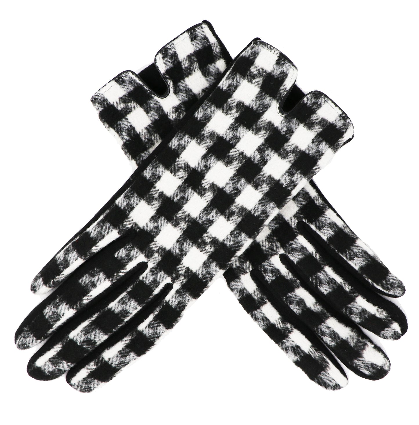 Traditional Ladies Tartan Gloves Touch Screen