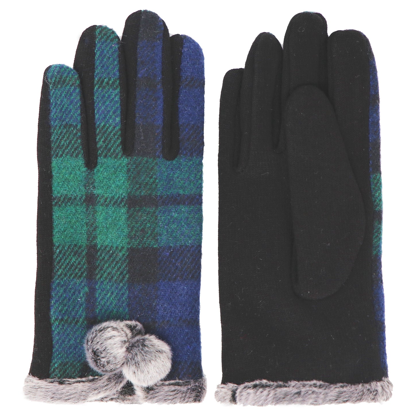 Gants Tartan Enfant, Toucher Doux et Chaud