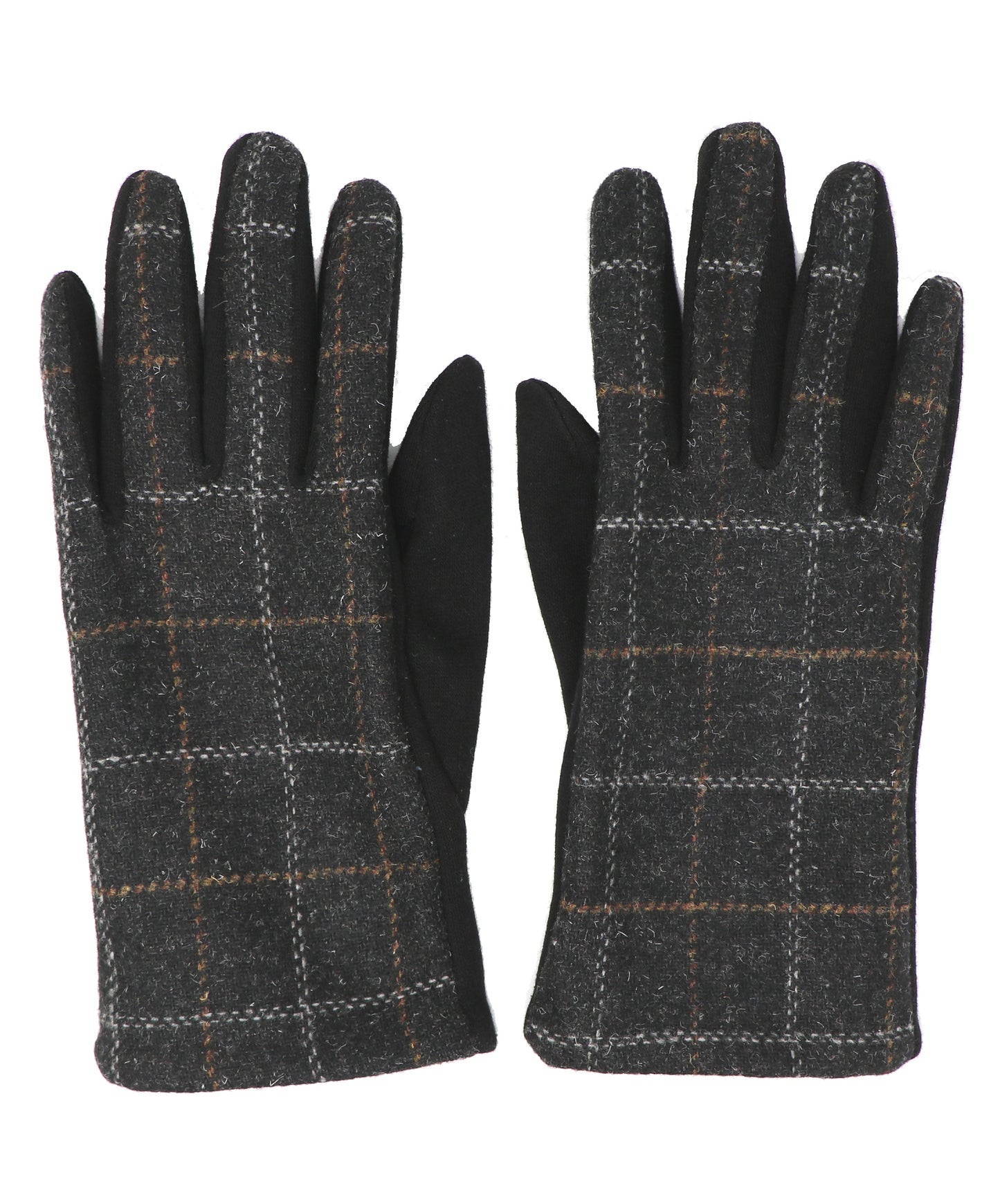 Gants tartan traditionnels pour hommes, taille unique, compatibles avec écran tactile