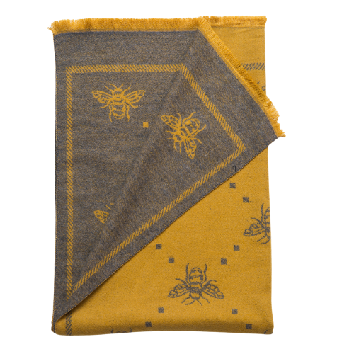 Foulards d’abeilles super doux (frange courte)