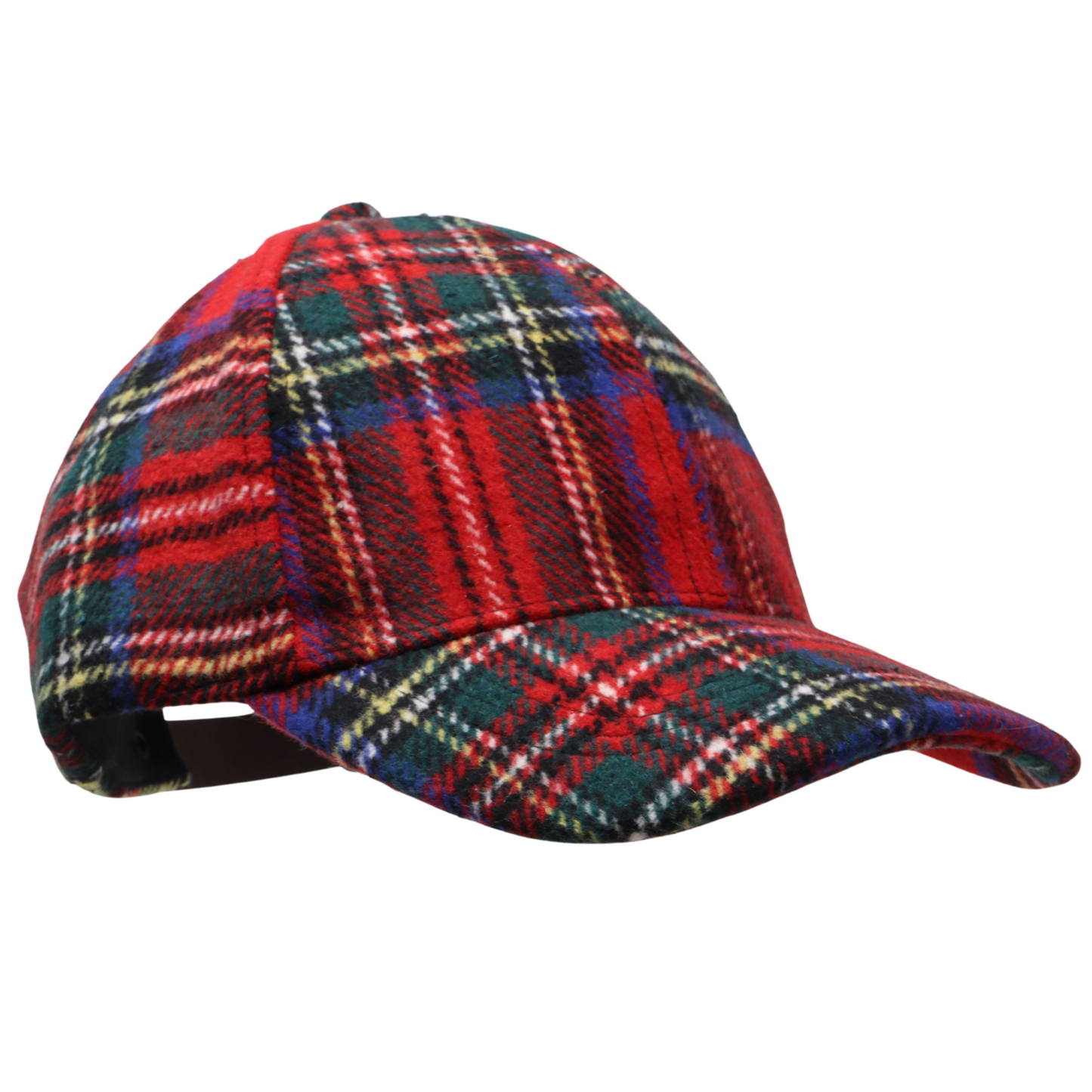 Tartan Baseball Cap with Tartan Peak