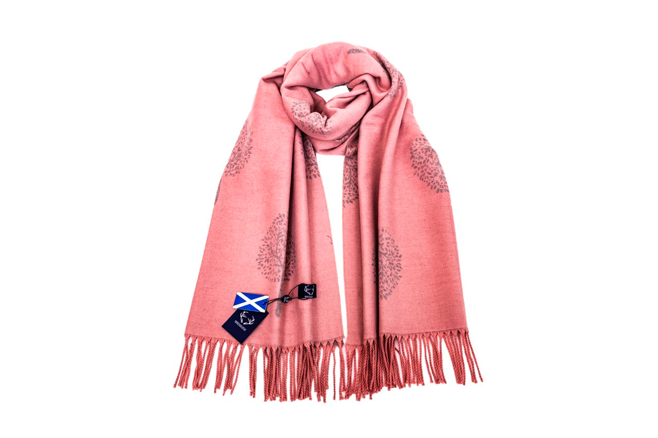 Supersoft Tree of Life Scarves (With Tassels)