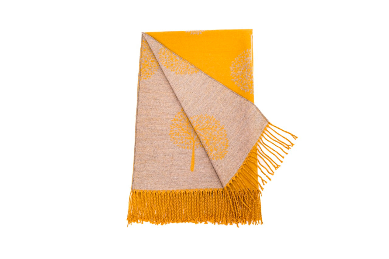 Supersoft Tree of Life Scarves (With Tassels)