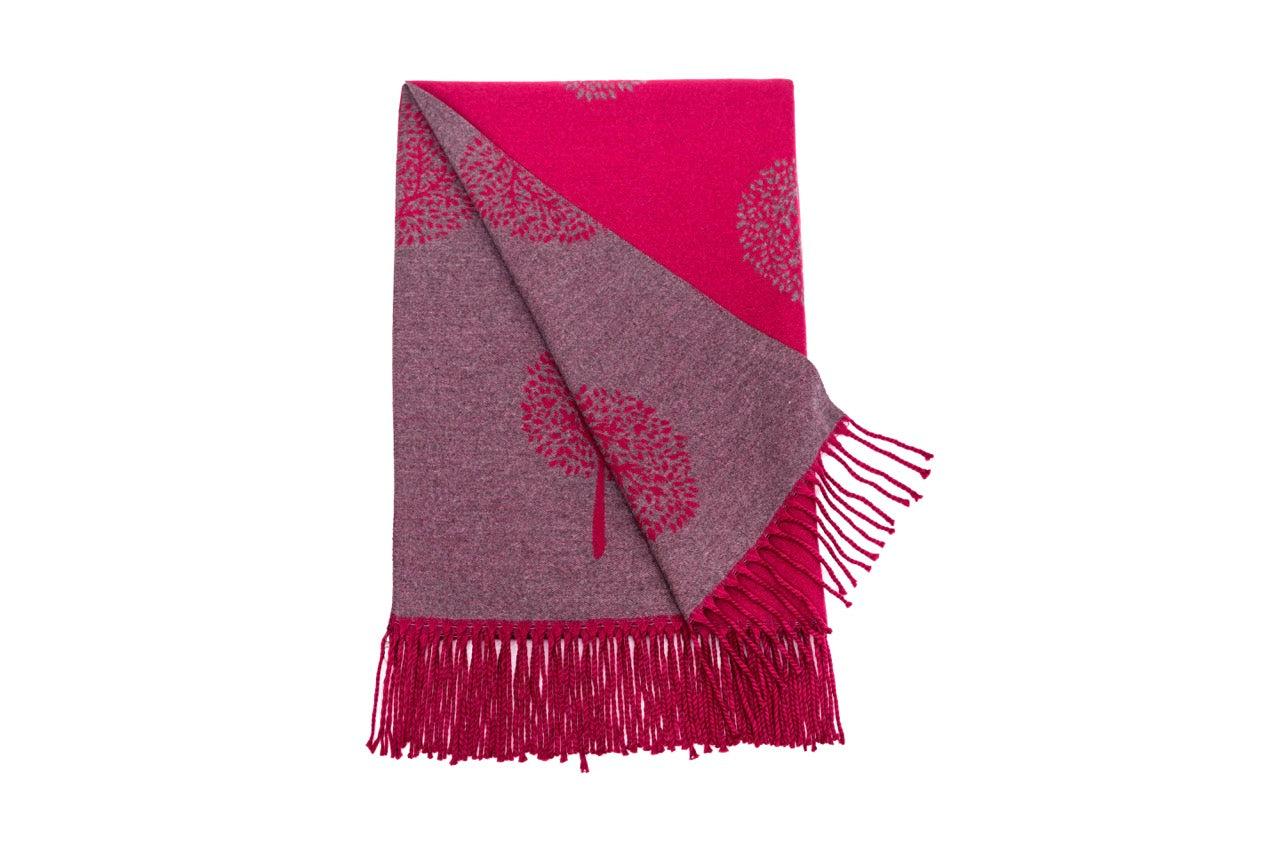 Supersoft Tree of Life Scarves (With Tassels)