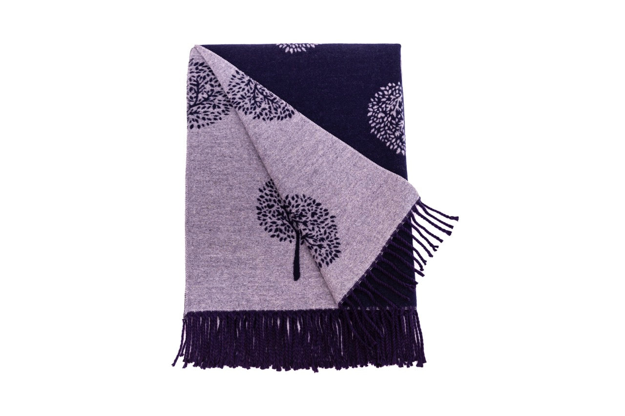 Supersoft Tree of Life Scarves (With Tassels)