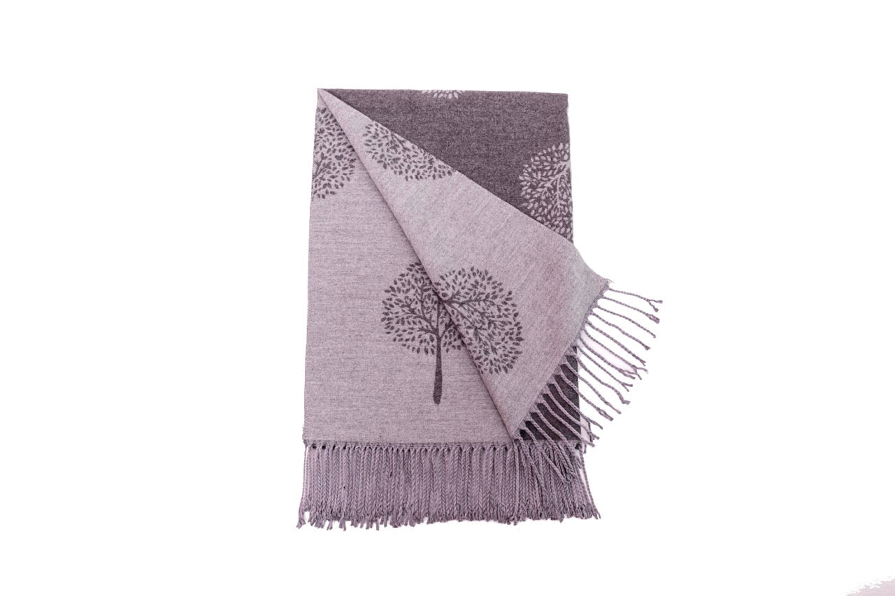 Supersoft Tree of Life Scarves (With Tassels)