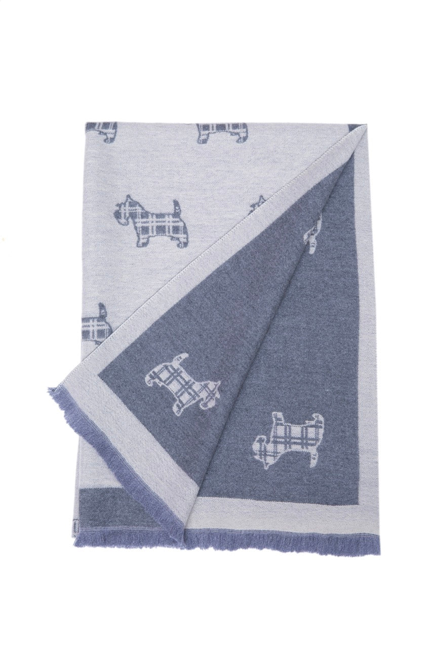 Supersoft Tartan Scotty Dog Scarves