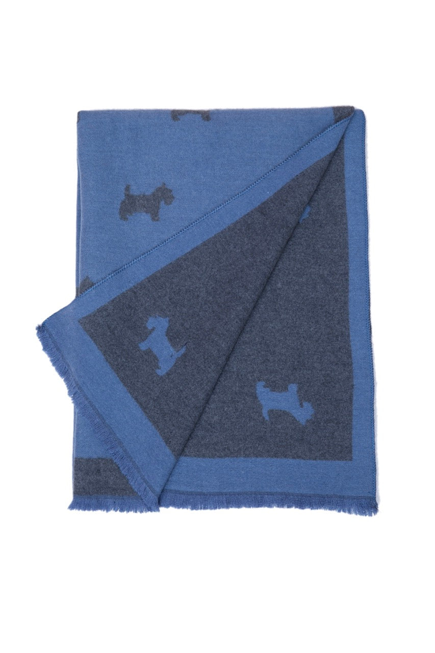 Supersoft Plain Scotty Dog Scarves