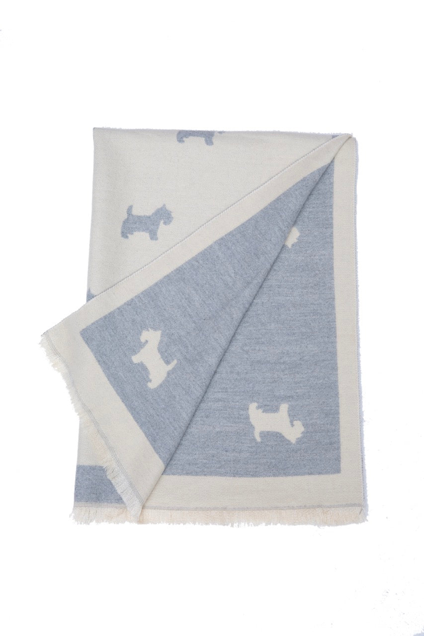 Supersoft Plain Scotty Dog Scarves