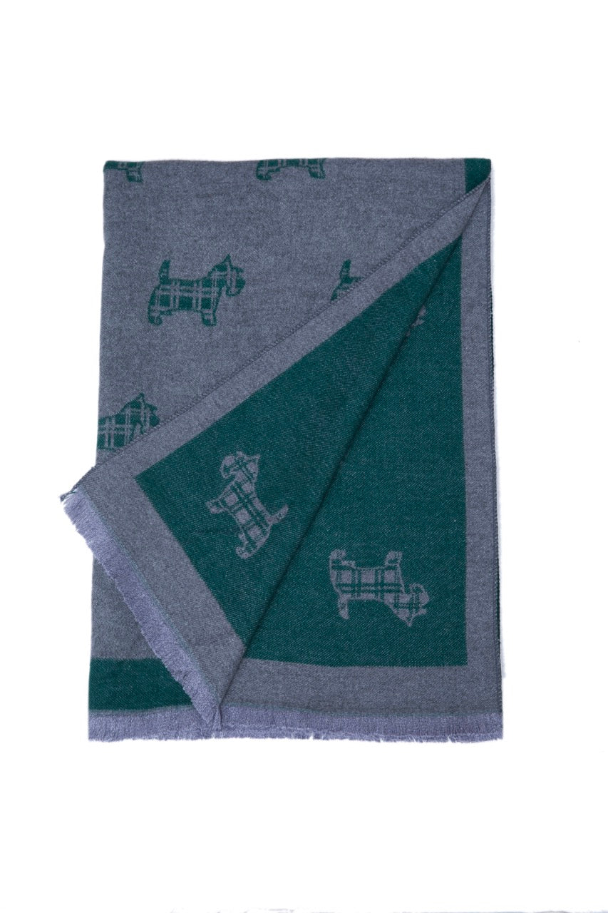 Supersoft Tartan Scotty Dog Scarves