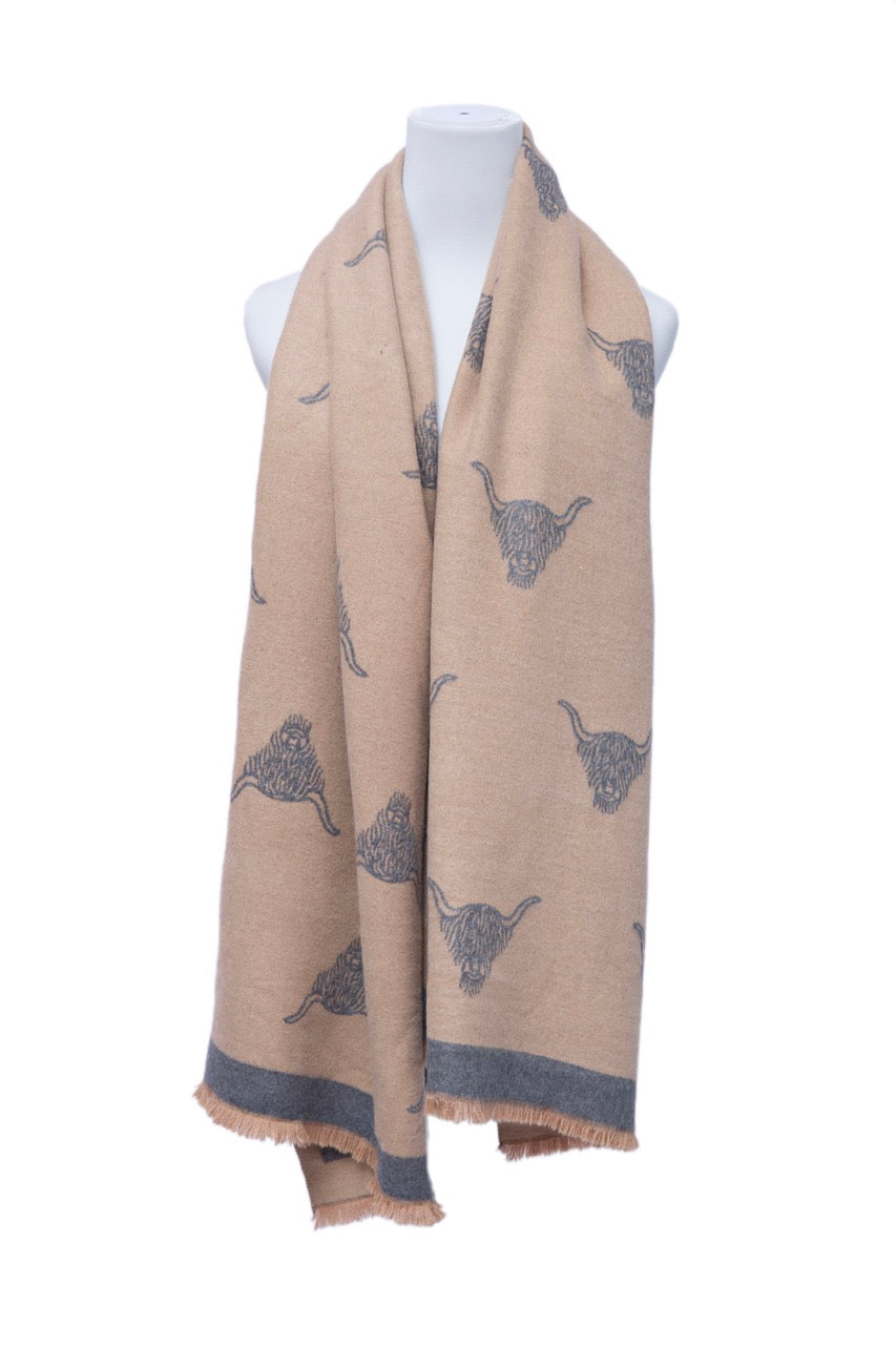 Supersoft Cow Scarves