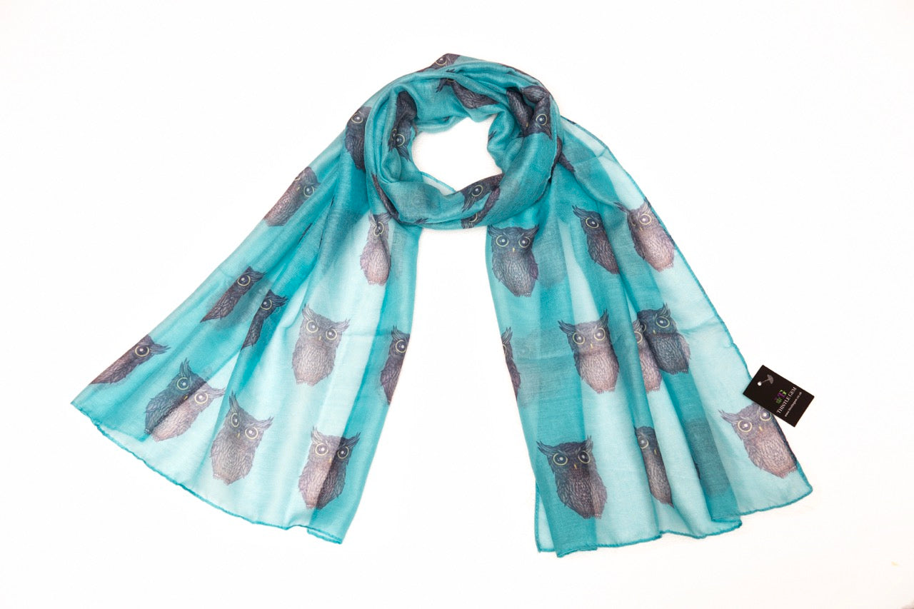 Lightweight Owl Scarves