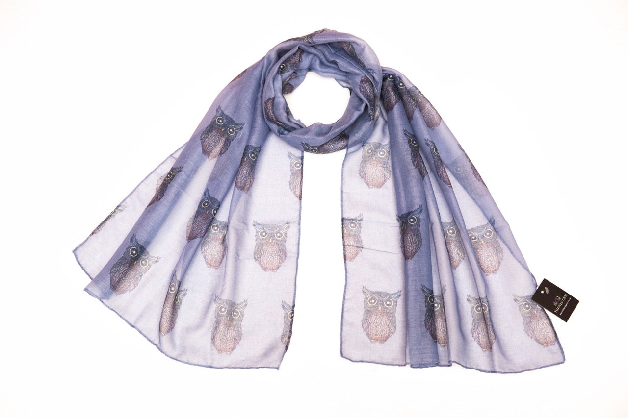 Lightweight Owl Scarves