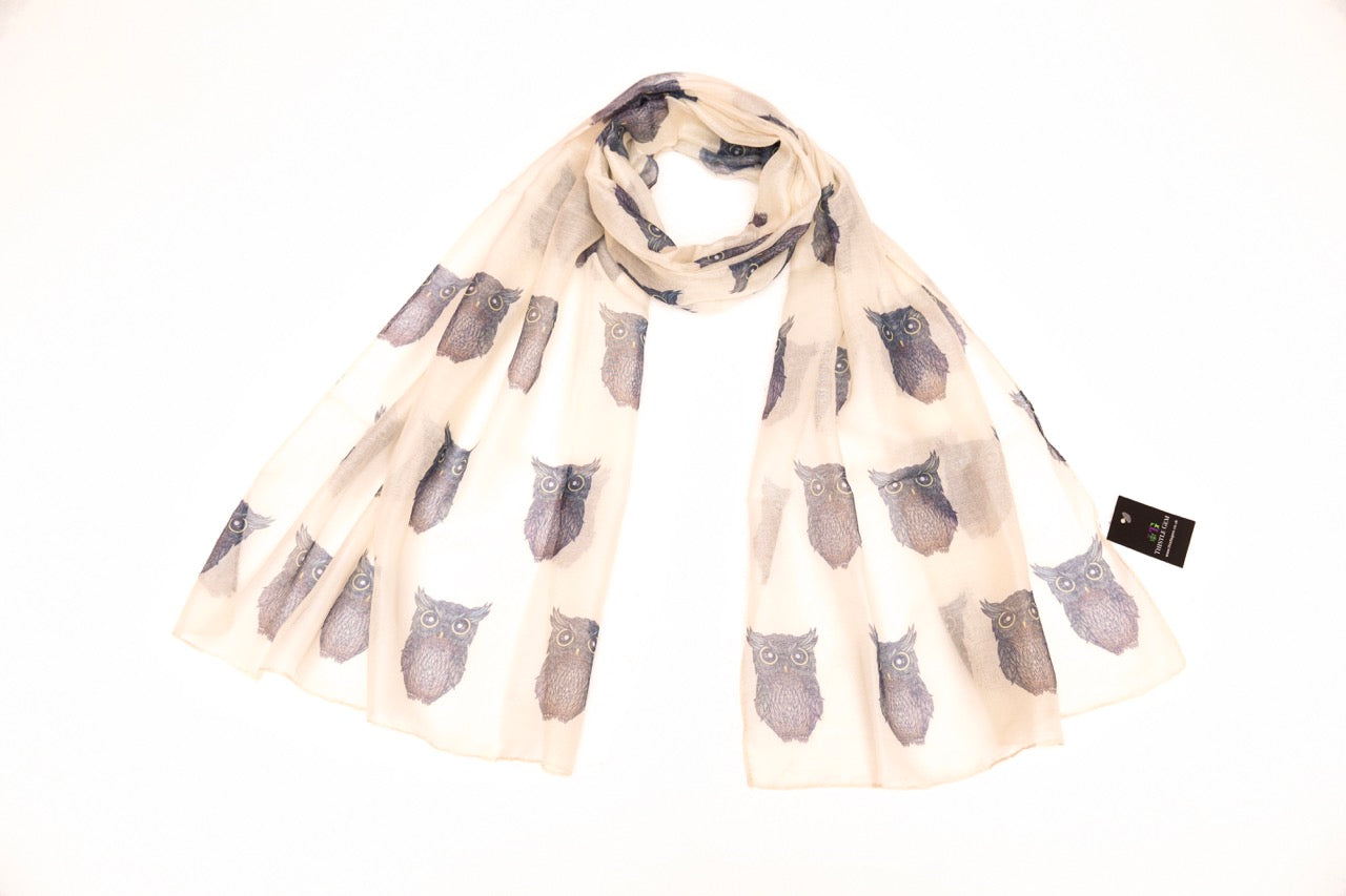 Lightweight Owl Scarves