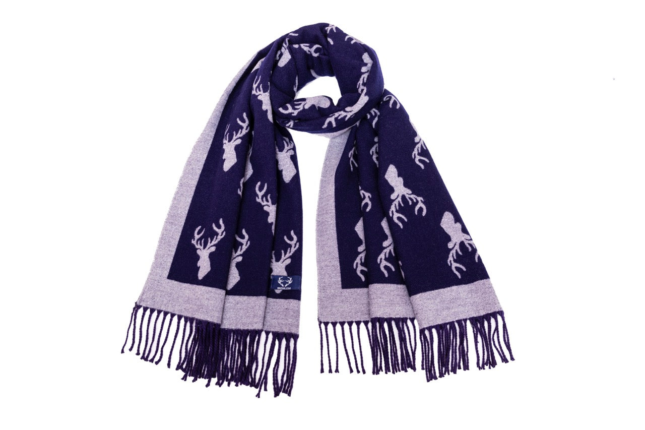 Supersoft Stag Scarves (With Tassels)