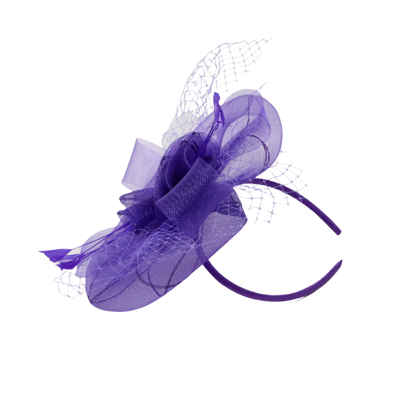 Fascinator Disk Netted Flower