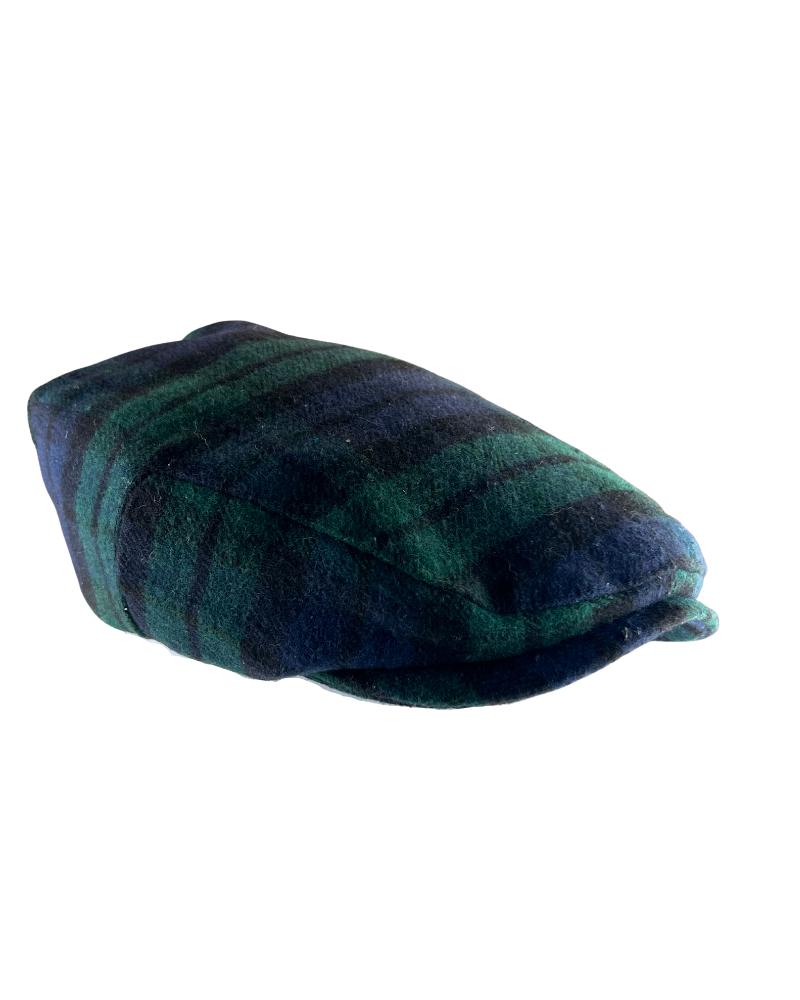 Mens Tartan Flat Cap
