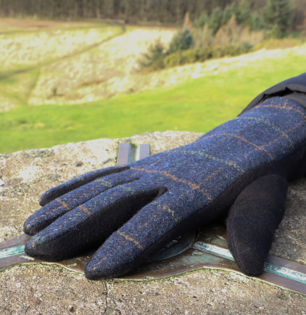 Gants tartan traditionnels pour hommes, taille unique, compatibles avec écran tactile