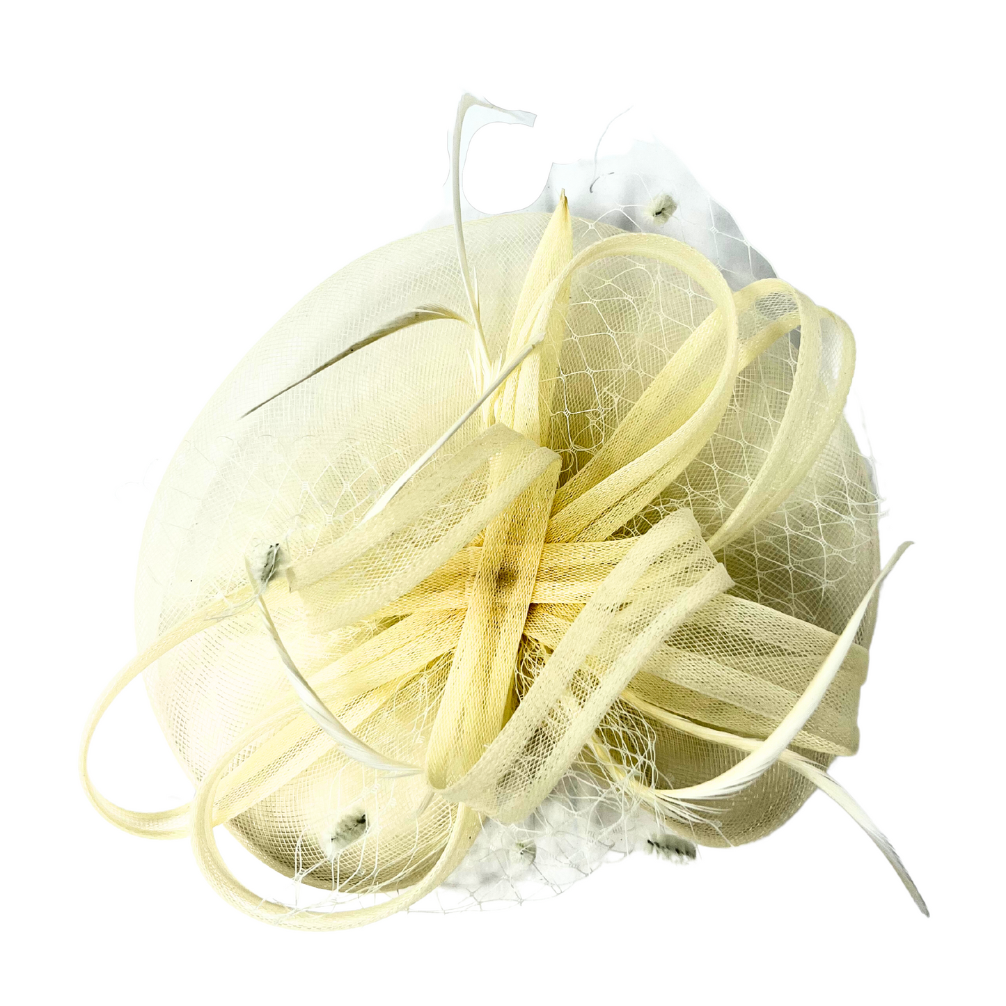 Fascinator dentelle avec filet