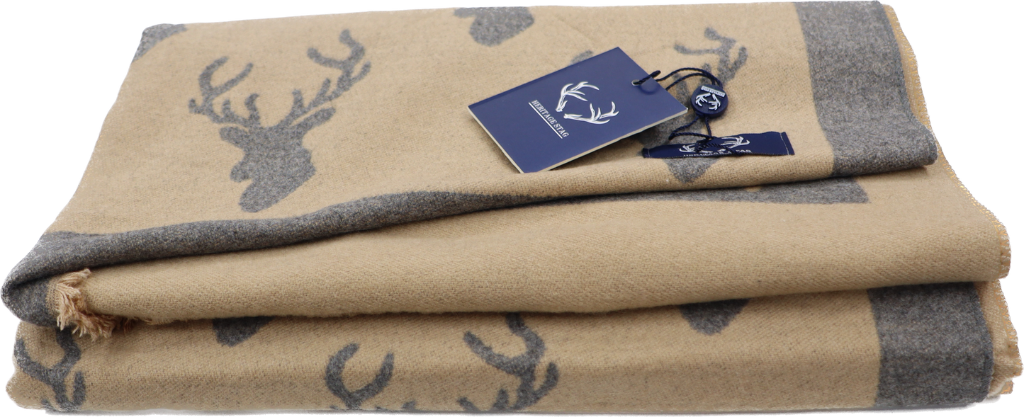 Supersoft Stag Scarves (Short Fringe)