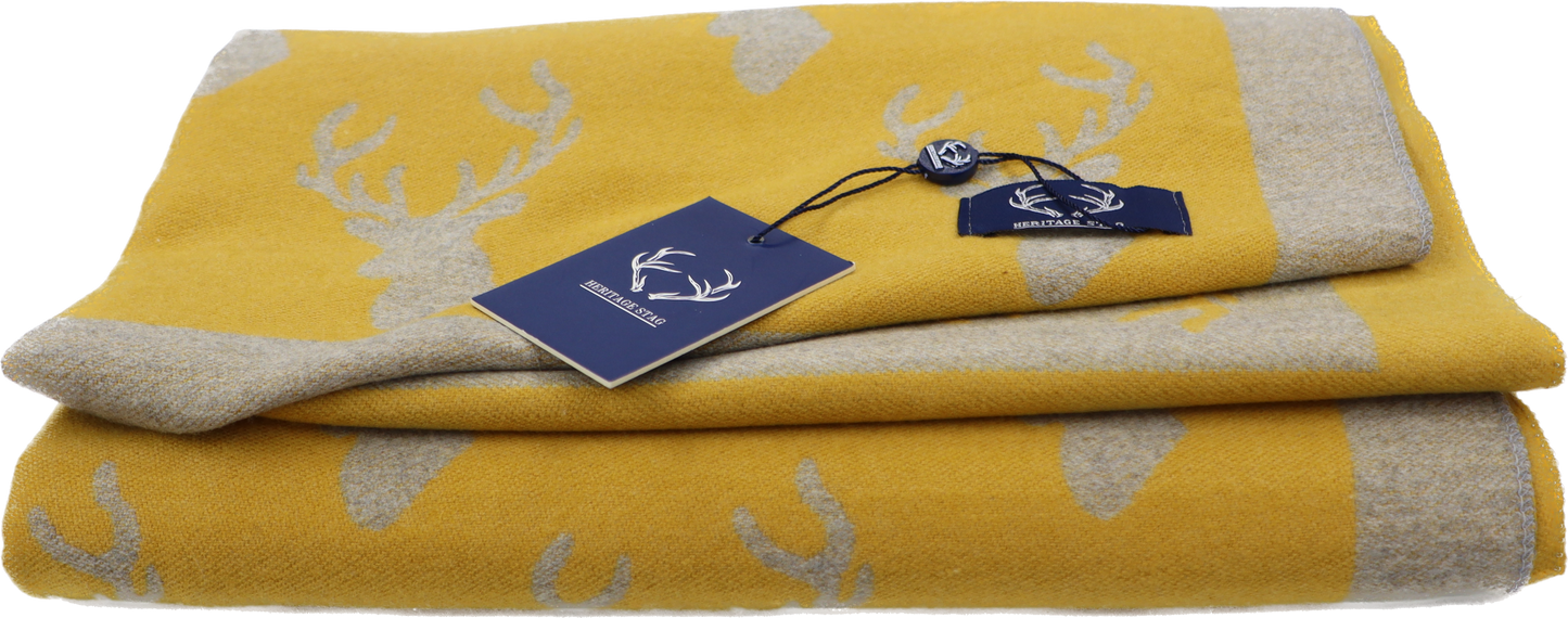 Supersoft Stag Scarves (Short Fringe)