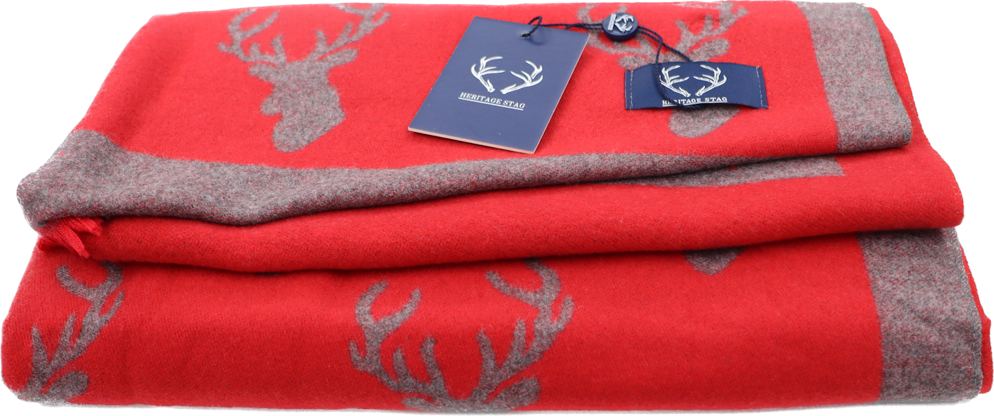 Supersoft Stag Scarves (Short Fringe)