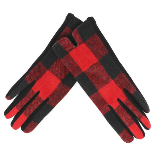 Gants Buffalo Plaid et gants pied-de-poule